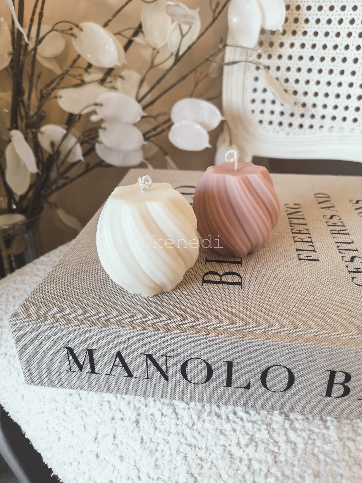 Spiral Pillar Candle